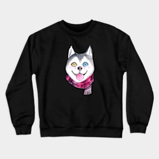 Husky Dog Crewneck Sweatshirt